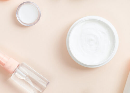 Photo of skincare products